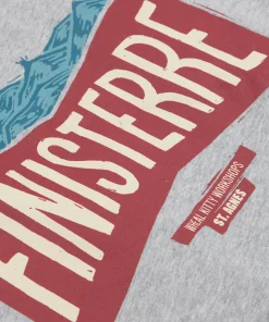 Cheap Finisterre Men's Emblem T-Shirt GreyMarl