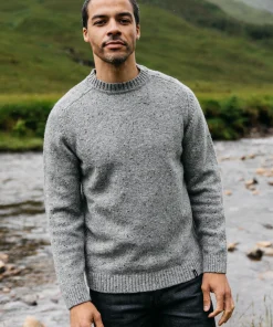 Flash Sale Finisterre Men's Furlong Crew Sweater GreyMarl