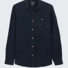 Best Finisterre Men's Gylly Shirt NavyDobby