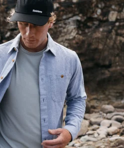 Fashion Finisterre Men's Gylly Shirt IndigoDobby
