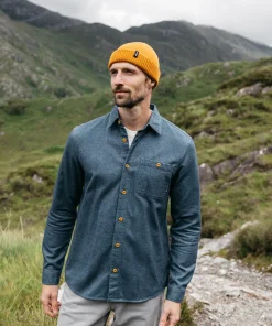 Shop Finisterre Men's Gylly Shirt OceanDobby
