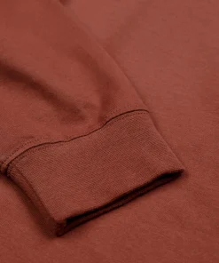 Sale Finisterre Men's Harlyn Logo Long Sleeve T-Shirt DarkRosewood