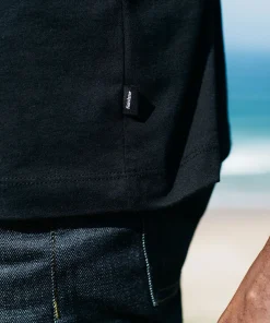 Best Sale Finisterre Men's Harlyn Logo T-Shirt Black