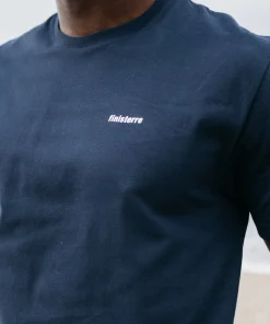 Hot Finisterre Men's Harlyn Logo T-Shirt Navy