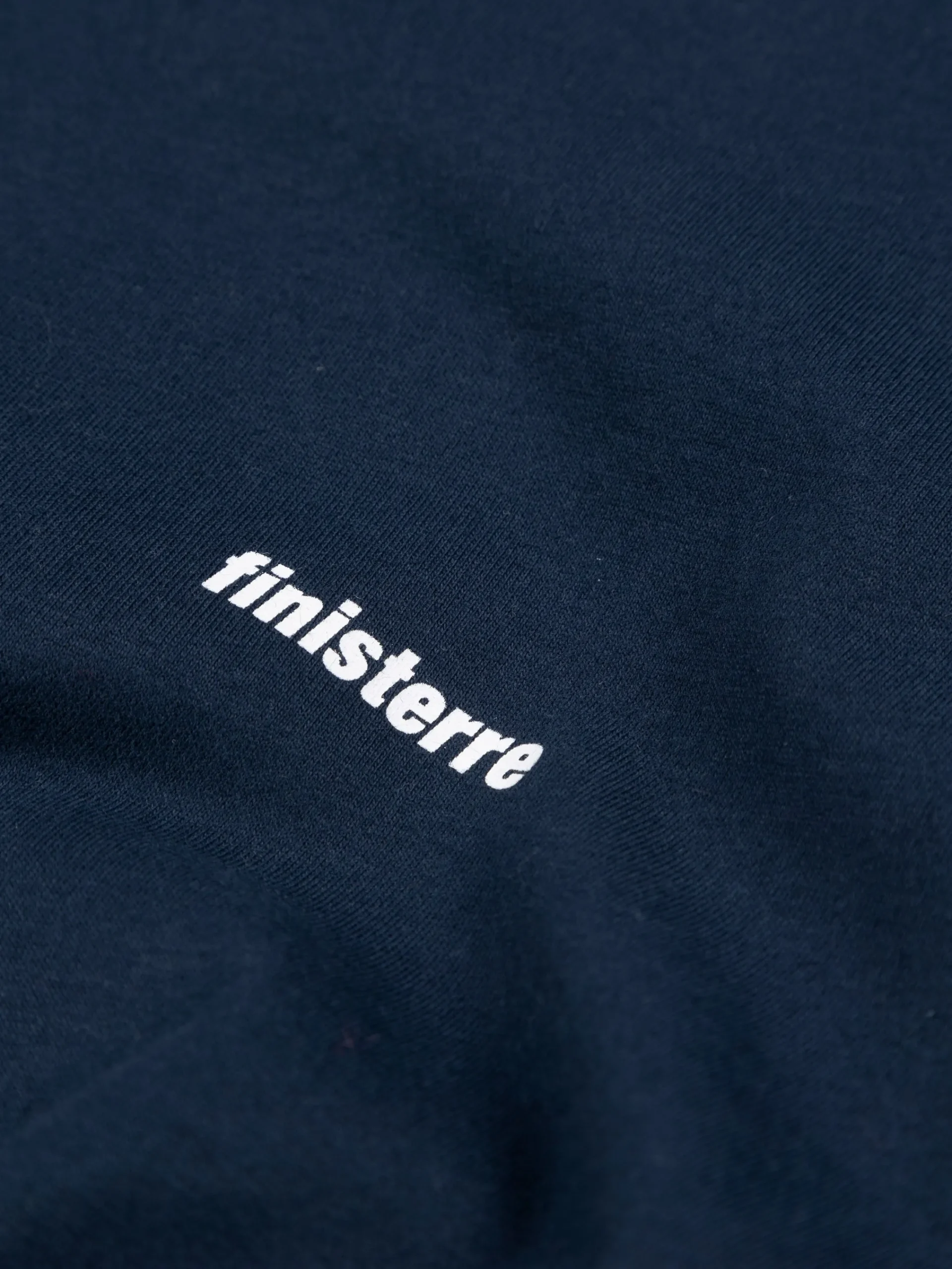 Hot Finisterre Men's Harlyn Logo T-Shirt Navy