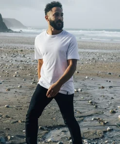 Fashion Finisterre Men's Harlyn T-Shirt White