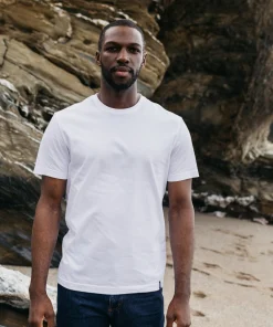 Fashion Finisterre Men's Harlyn T-Shirt White