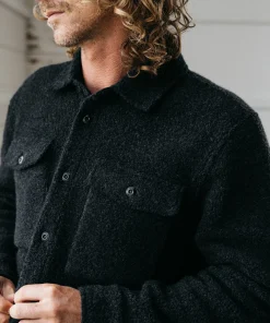 Outlet Finisterre Men's Hegen Fleece Shirt Raven