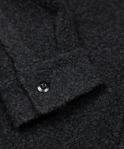 Outlet Finisterre Men's Hegen Fleece Shirt Raven