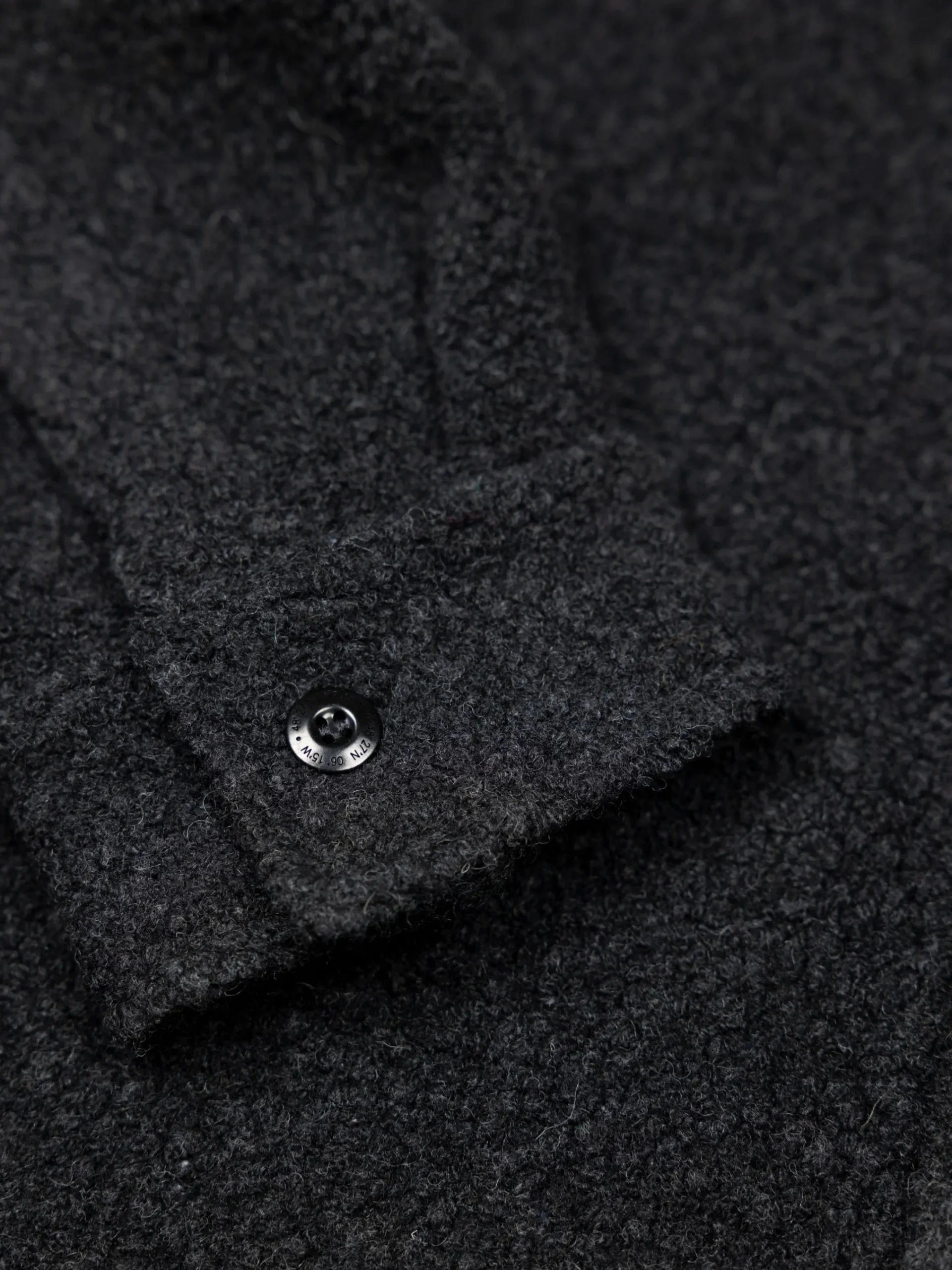 Outlet Finisterre Men's Hegen Fleece Shirt Raven