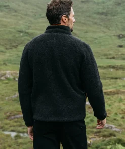 Sale Finisterre Men's Hegen Full Zip Fleece RavenBlack
