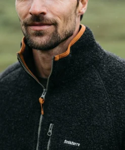 Sale Finisterre Men's Hegen Full Zip Fleece RavenBlack
