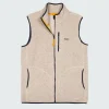 Clearance Finisterre Men's Hegen Wool Fleece Vest Oatmeal