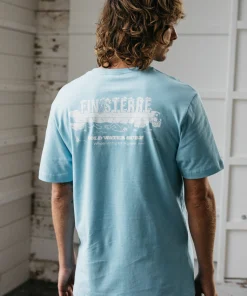 Cheap Finisterre Men's Ice Cold T-Shirt GlacierBlue