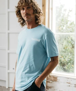 Cheap Finisterre Men's Ice Cold T-Shirt GlacierBlue