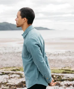 Flash Sale Finisterre Men's Jetty Cord Shirt OceanStorm