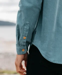 Flash Sale Finisterre Men's Jetty Cord Shirt OceanStorm
