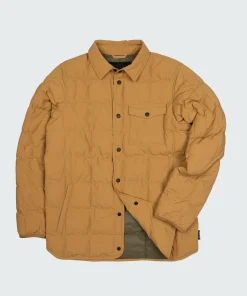 Best Finisterre Men's Lapwing Shirt Wheat