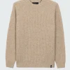 Hot Finisterre Men's Mora Knit Sweater Oatmeal