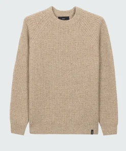 Hot Finisterre Men's Mora Knit Sweater Oatmeal