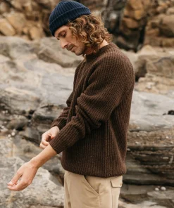 Store Finisterre Men's Mora Knit Sweater Timber