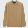 Best Sale Finisterre Men's Needus Patched Crew Knit Sweater Flint