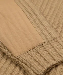Best Sale Finisterre Men's Needus Patched Crew Knit Sweater Flint