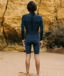 Discount Finisterre Men's Nieuwland 2mm Yulex® Back Zip Long Sleeve Spring Suit DarkOzone