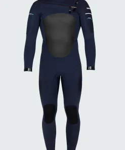 Best Finisterre Men's Nieuwland 4.5/3.5mm Yulex® Chest Zip Wetsuit Ink