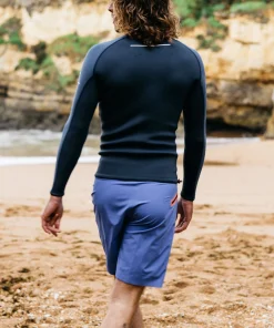 Sale Finisterre Men's Nieuwland 2mm Yulex® Long Sleeve Top DarkOzone