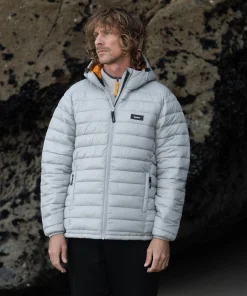 New Finisterre Men's Nimbus Hooded Jacket Whale