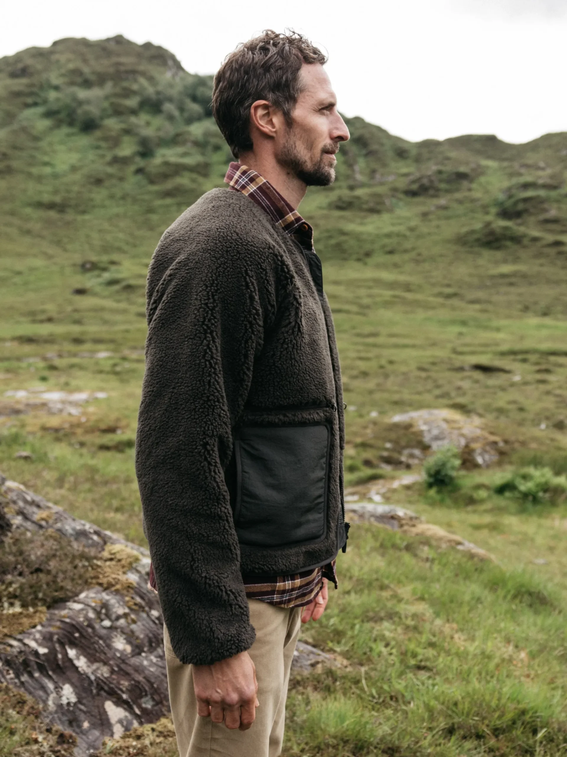 Sale Finisterre Men's Orsik Fleece Jacket RavenBlack