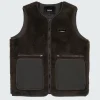 Outlet Finisterre Men's Orsik Fleece Vest RavenBlack
