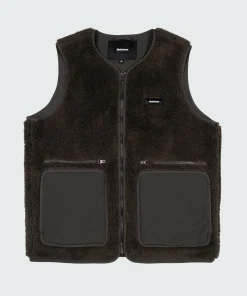 Outlet Finisterre Men's Orsik Fleece Vest RavenBlack