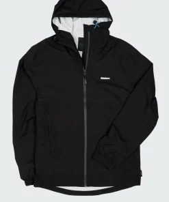 Fashion Finisterre Men's Rainbird Waterproof Jacket Black