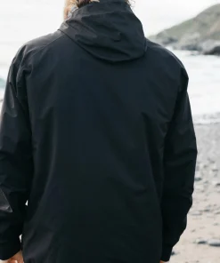 Fashion Finisterre Men's Rainbird Waterproof Jacket Black