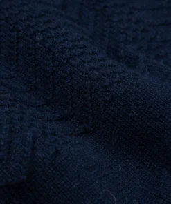 Online Finisterre Men's RNLI Polperro Sweater Navy