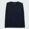 New Finisterre Men's Seeker Merino Long Sleeve T-Shirt Navy