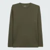 Hot Finisterre Men's Seeker Merino Long Sleeve T-Shirt Olive