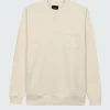 Clearance Finisterre Men's Serpentine Sweatshirt Ecru