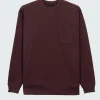 New Finisterre Men's Serpentine Sweatshirt BlackCherry