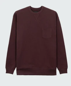 New Finisterre Men's Serpentine Sweatshirt BlackCherry