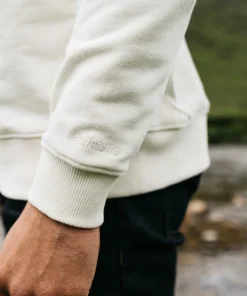 Clearance Finisterre Men's Serpentine Sweatshirt Ecru
