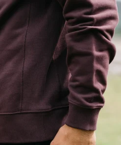 New Finisterre Men's Serpentine Sweatshirt BlackCherry
