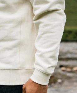 Clearance Finisterre Men's Serpentine Sweatshirt Ecru