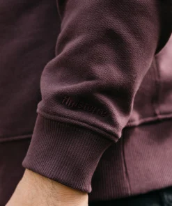 New Finisterre Men's Serpentine Sweatshirt BlackCherry