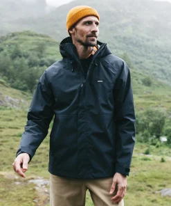 Outlet Finisterre Men's Skybird Waterproof Jacket Navy