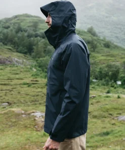 Outlet Finisterre Men's Skybird Waterproof Jacket Navy