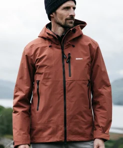 Outlet Finisterre Men's Stormbird Waterproof Jacket DarkRosewood