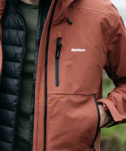 Outlet Finisterre Men's Stormbird Waterproof Jacket DarkRosewood